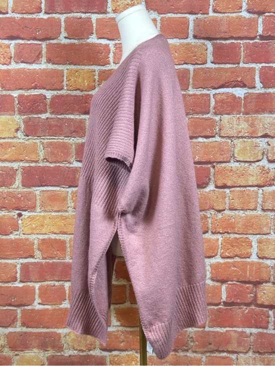 Nordstrom Elegant Pink Open Front Cardigan One Size Super Soft NEW - Picture 2 of 10